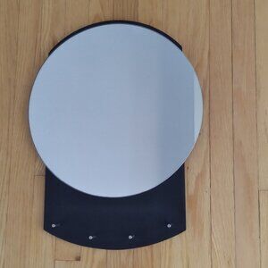 Wall Wooden Mirror & Key Holders, Vintage